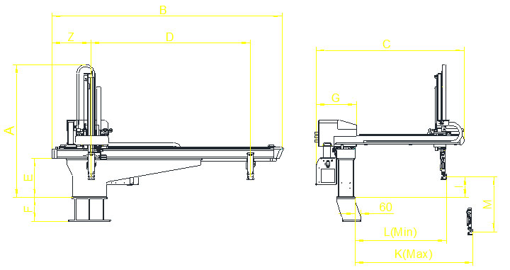 LK Series - 3 Axis Robot Arm